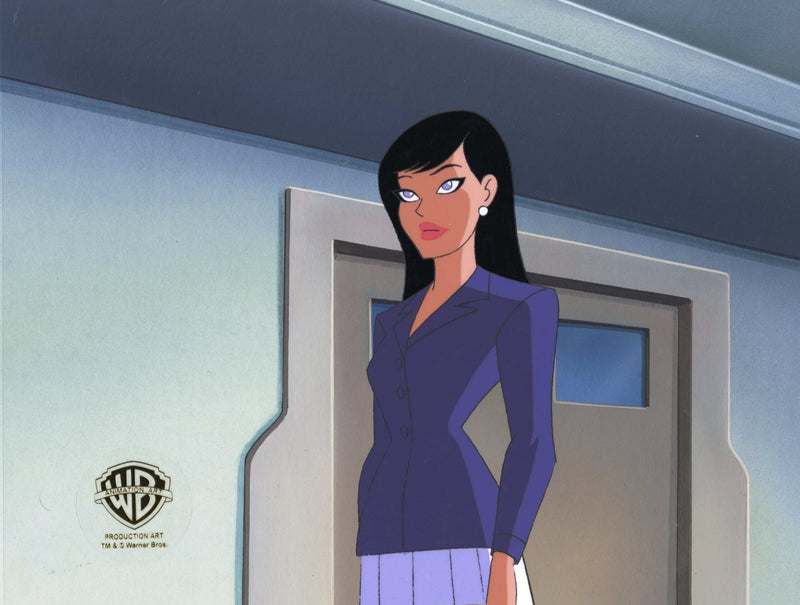 Superman the Animated Series Original Production Cel on Original Background: Lois Lane - Choice Fine Art