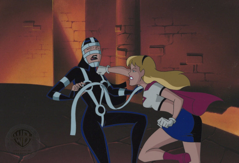 Superman the Animated Series Original Production Cel: Supergirl and Lashina - Choice Fine Art