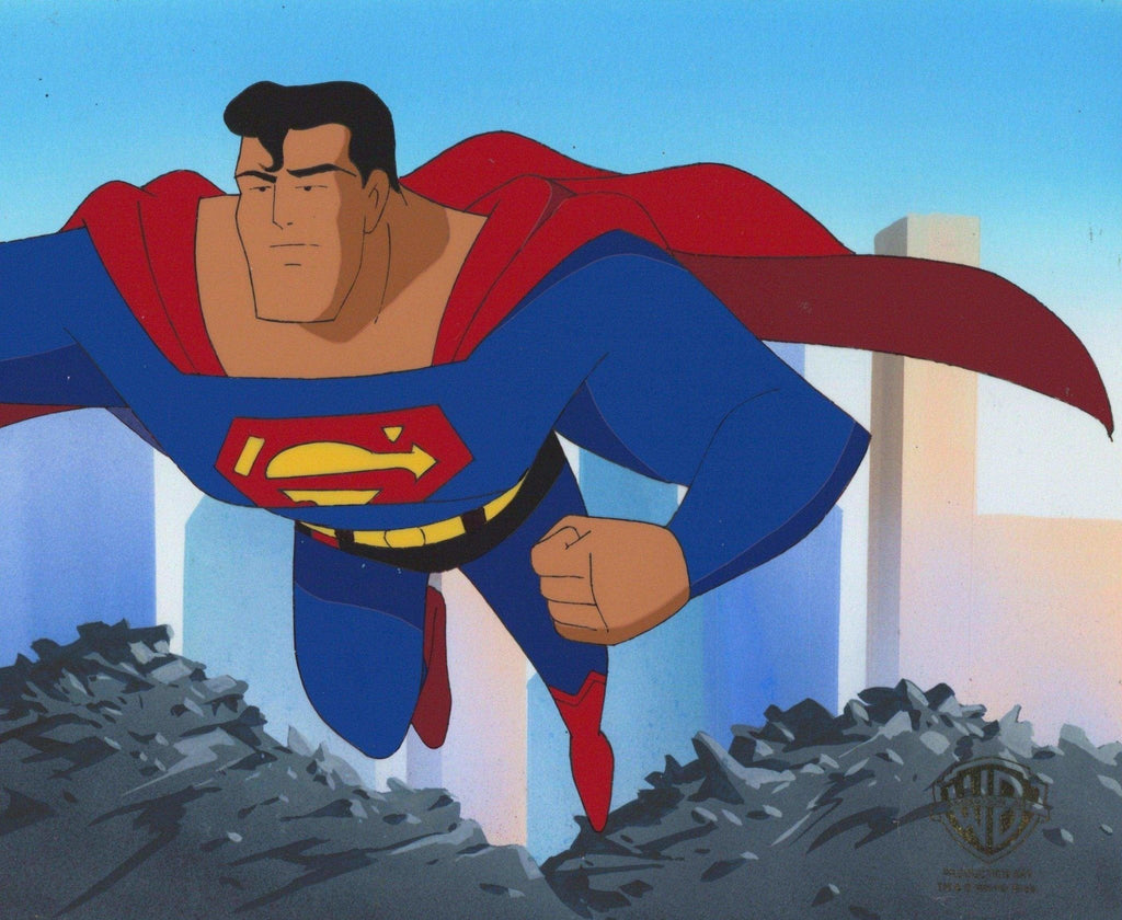 Superman the Animated Series Original Production Cel: Superman - Choice Fine Art