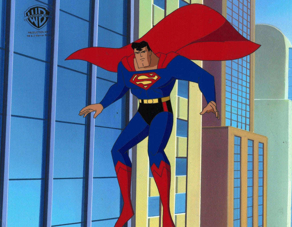 Superman the Animated Series Original Production Cel: Superman - Choice Fine Art