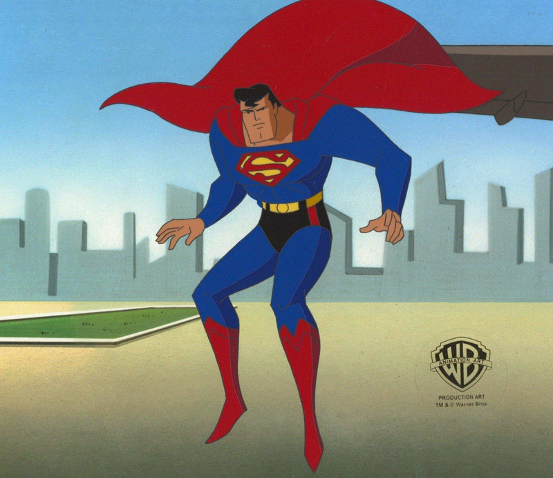 Superman the Animated Series Original Production Cel: Superman - Choice Fine Art