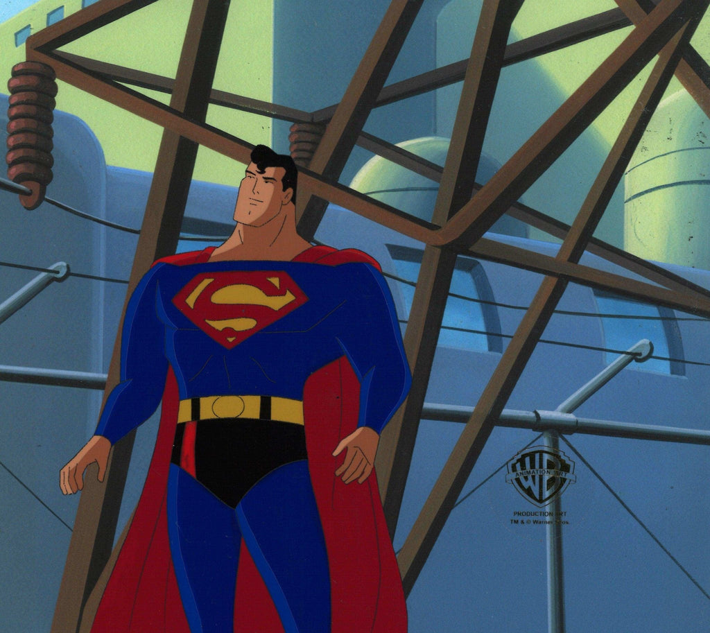 Superman the Animated Series Original Production Cel: Superman - Choice Fine Art