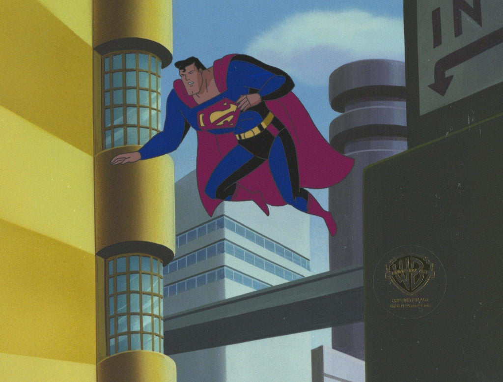 Superman the Animated Series Original Production Cel: Superman - Choice Fine Art