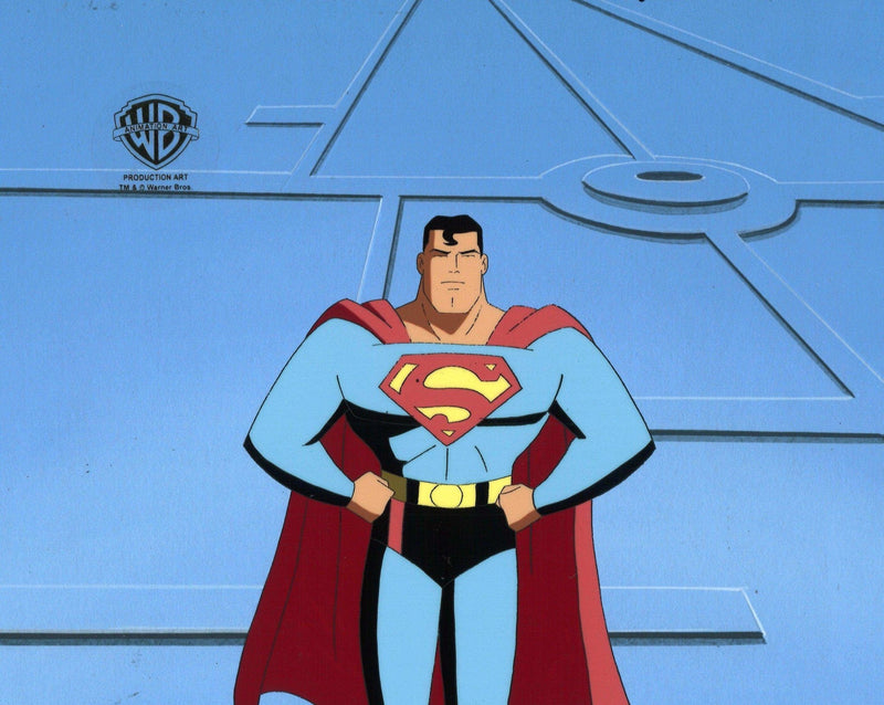 Superman the Animated Series Original Production Cel: Superman - Choice Fine Art