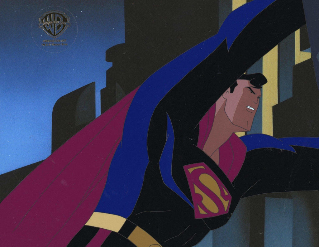 Superman the Animated Series Original Production Cel: Superman - Choice Fine Art