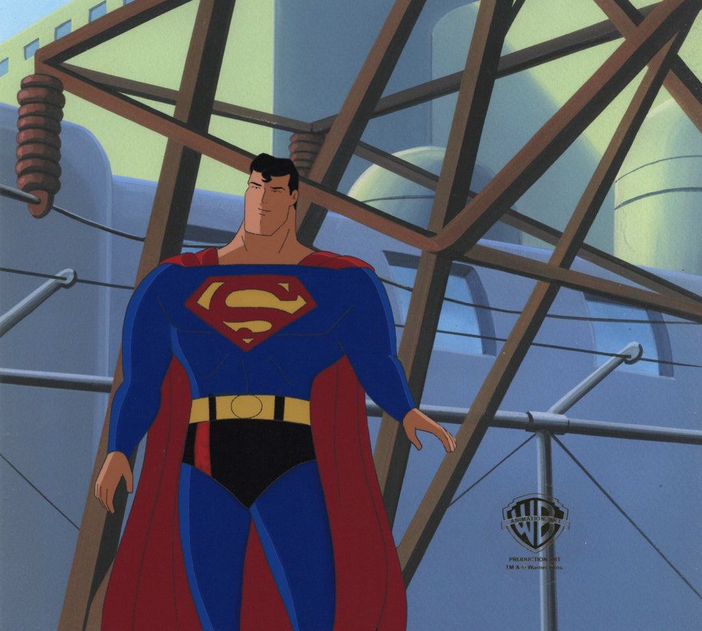 Superman the Animated Series Original Production Cel: Superman - Choice Fine Art