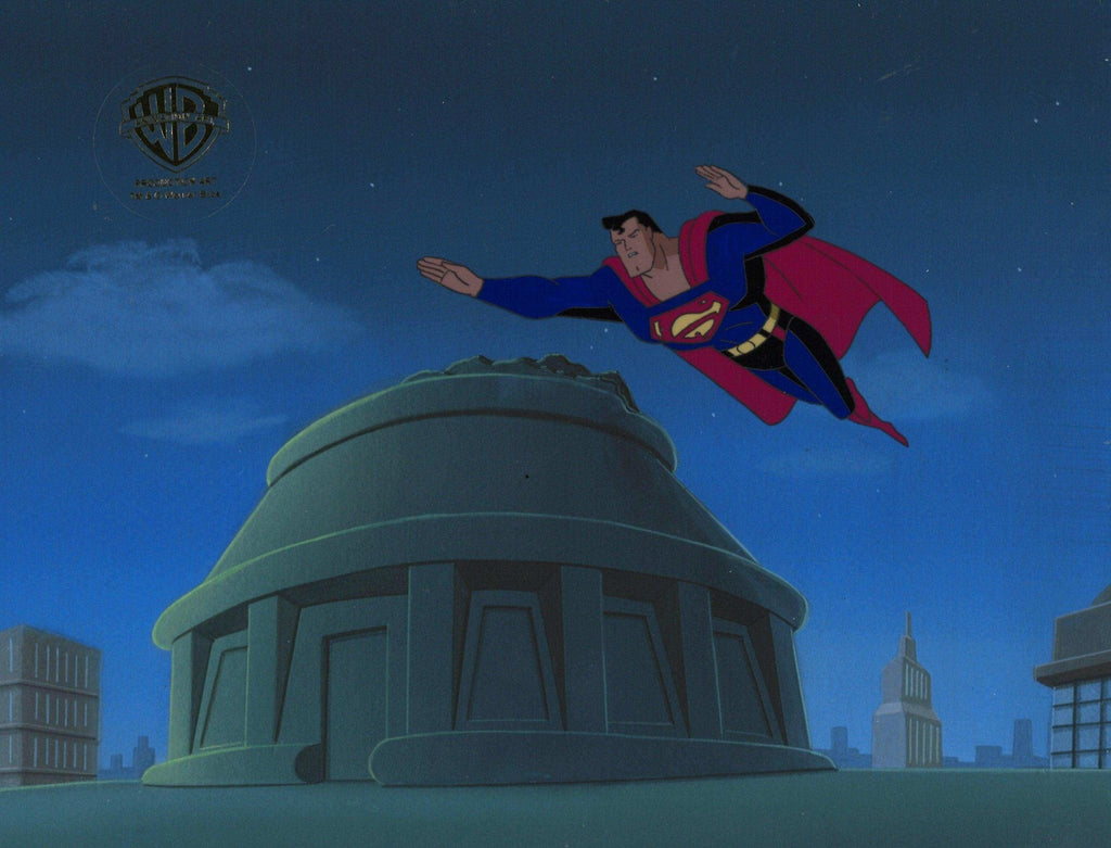 Superman the Animated Series Original Production Cel: Superman - Choice Fine Art