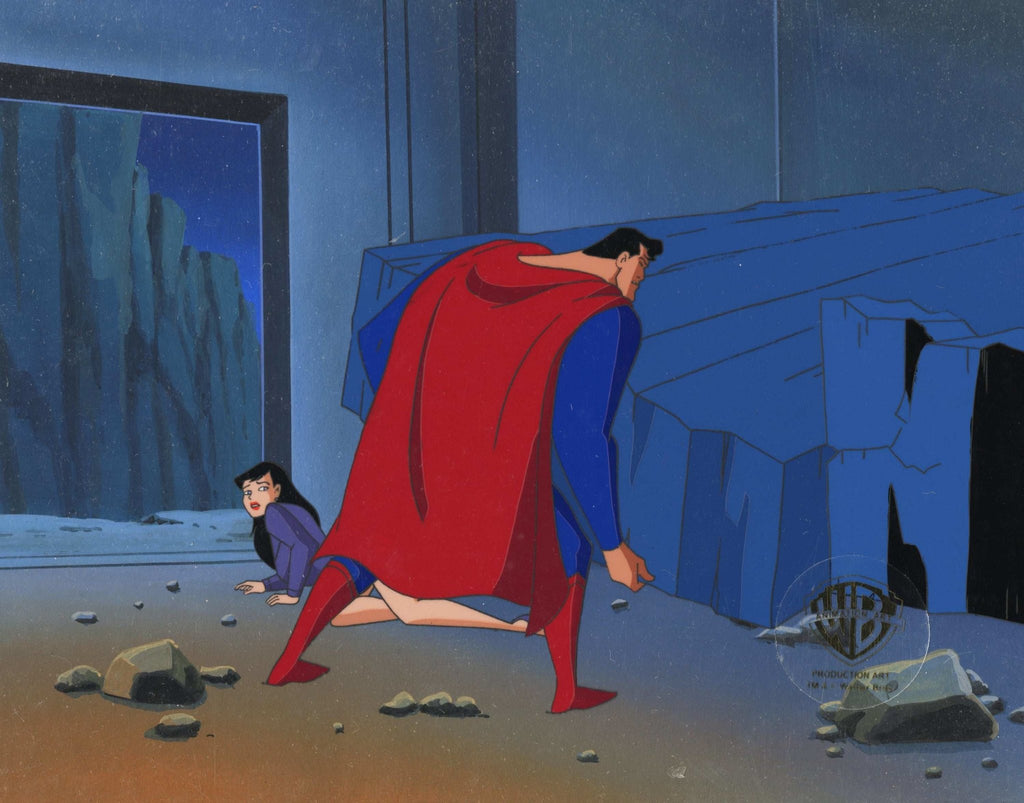 Superman the Animated Series Original Production Cel: Superman and Lois - Choice Fine Art