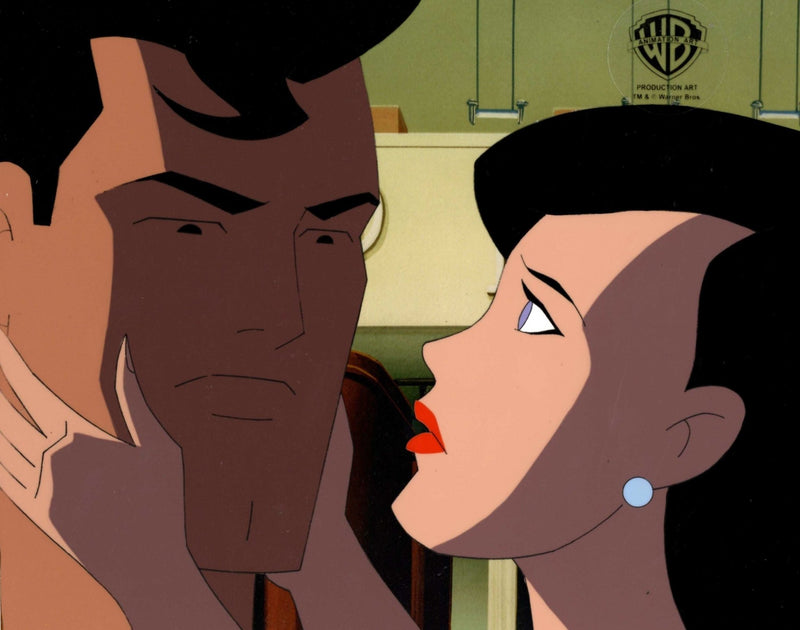 Superman the Animated Series Original Production Cel: Superman and Lois Lane - Choice Fine Art