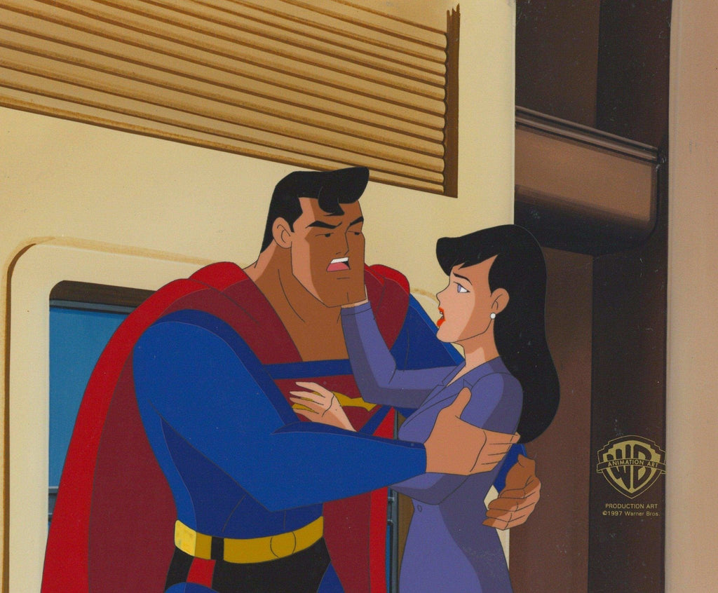 Superman the Animated Series Original Production Cel: Superman and Lois Lane - Choice Fine Art