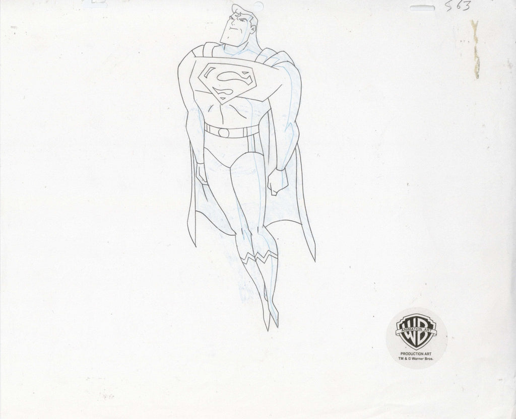 Superman the Animated Series Original Production Drawing: Superman - Choice Fine Art