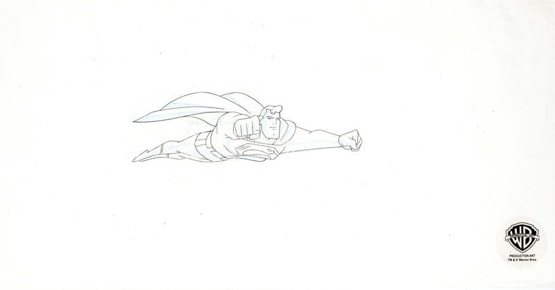 Superman the Animated Series Original Production Drawing: Superman - Choice Fine Art