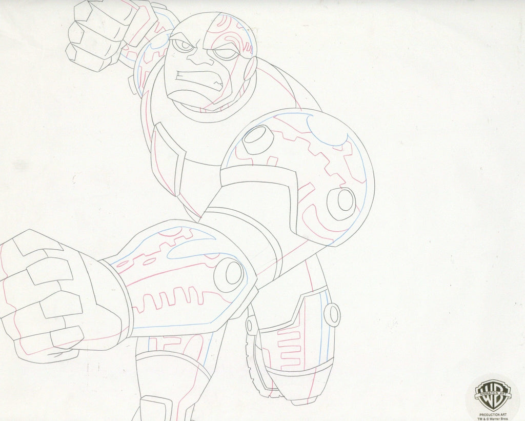 Teen Titans Original Production Drawing: Cyborg - Choice Fine Art