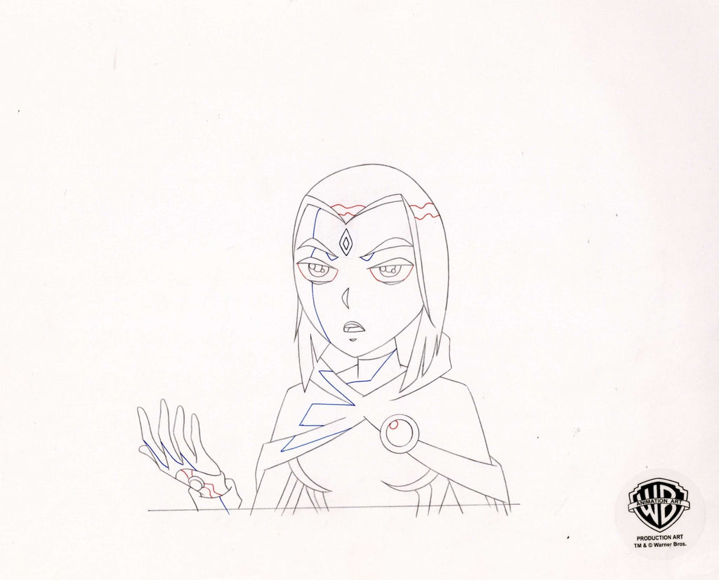 Teen Titans Original Production Drawing: Raven - Choice Fine Art