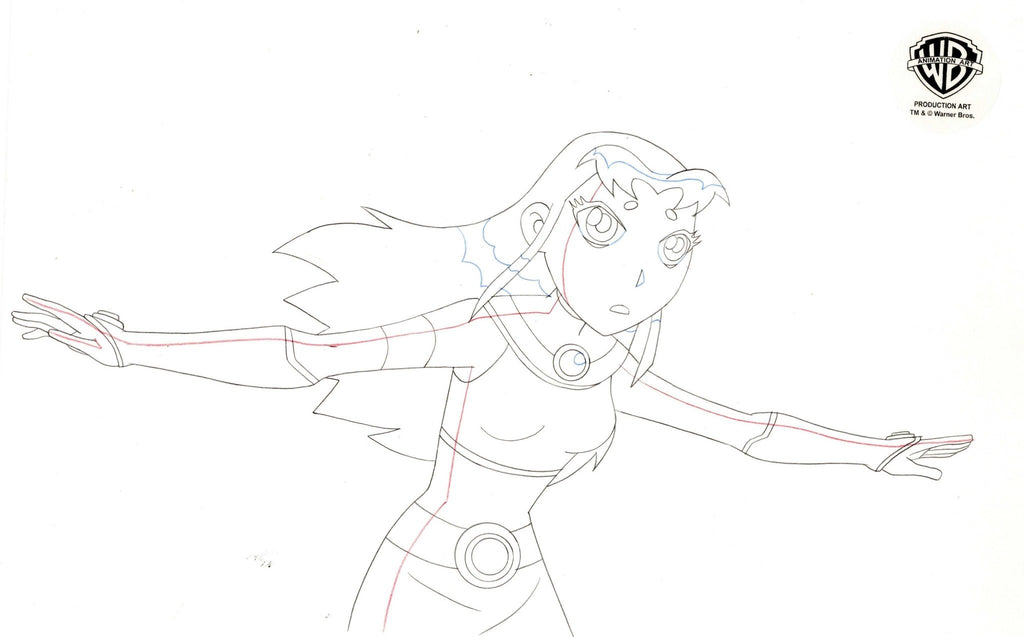 Teen Titans Original Production Drawing: Starfire - Choice Fine Art