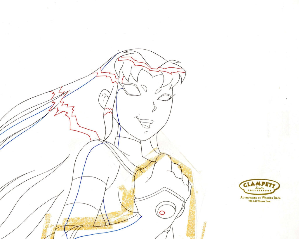 Teen Titans Original Production Drawing: Starfire - Choice Fine Art