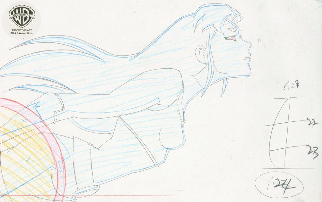 Teen Titans Original Production Drawing: Starfire - Choice Fine Art