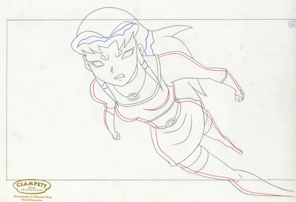 Teen Titans Original Production Drawing: Starfire - Choice Fine Art