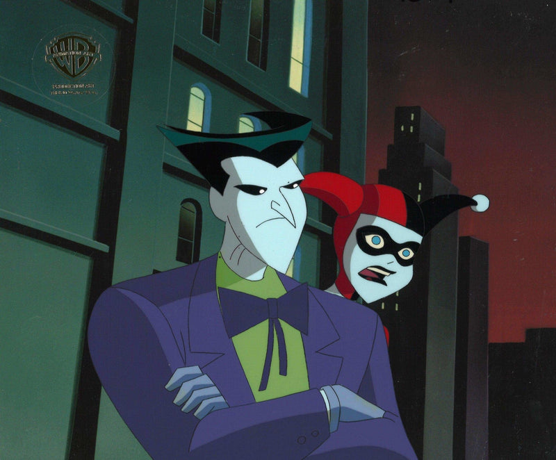 The New Batman Adventures Original Production Cel: Harley Quinn and Joker - Choice Fine Art