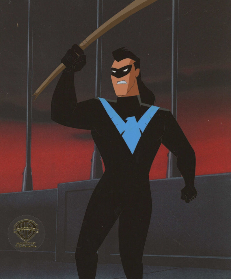 The New Batman Adventures Original Production Cel: Nightwing - Choice Fine Art