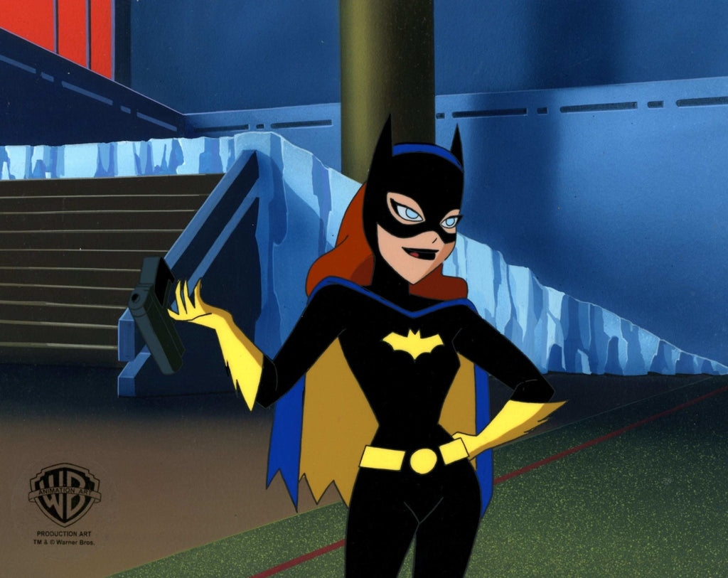 The New Batman Adventures Original Production Cel on Original Background: Batgirl - Choice Fine Art