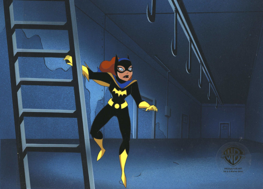 The New Batman Adventures Original Production Cel on Original Background: Batgirl - Choice Fine Art