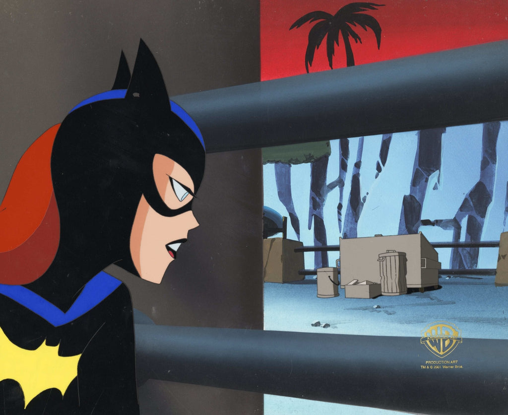 The New Batman Adventures Original Production Cel on Original Background: Batgirl - Choice Fine Art