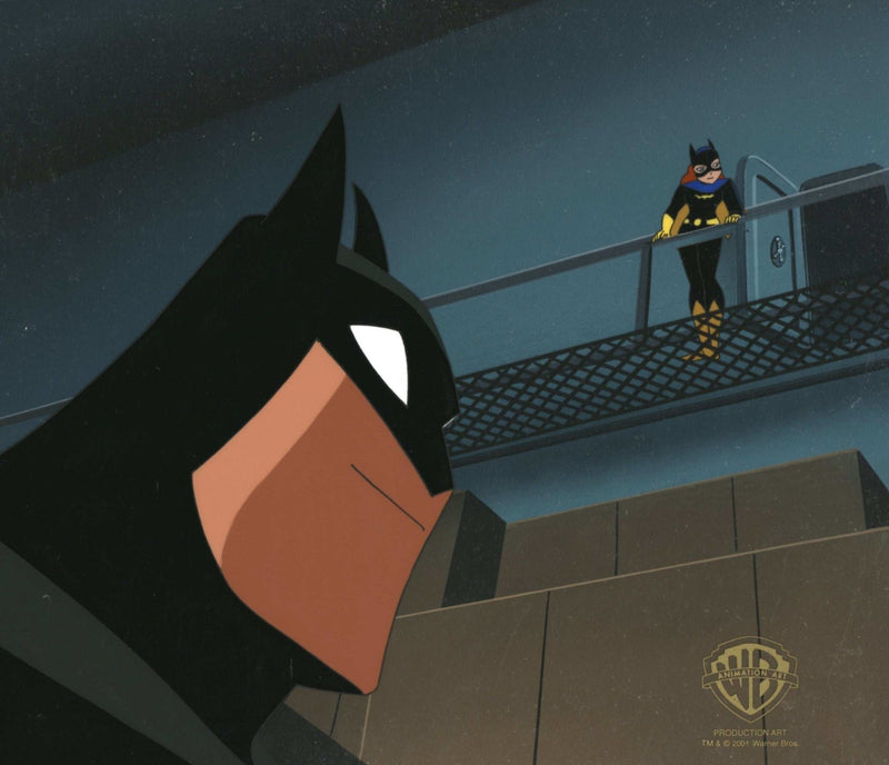 The New Batman Adventures Original Production Cel on Original Background: Batman and Batgirl - Choice Fine Art