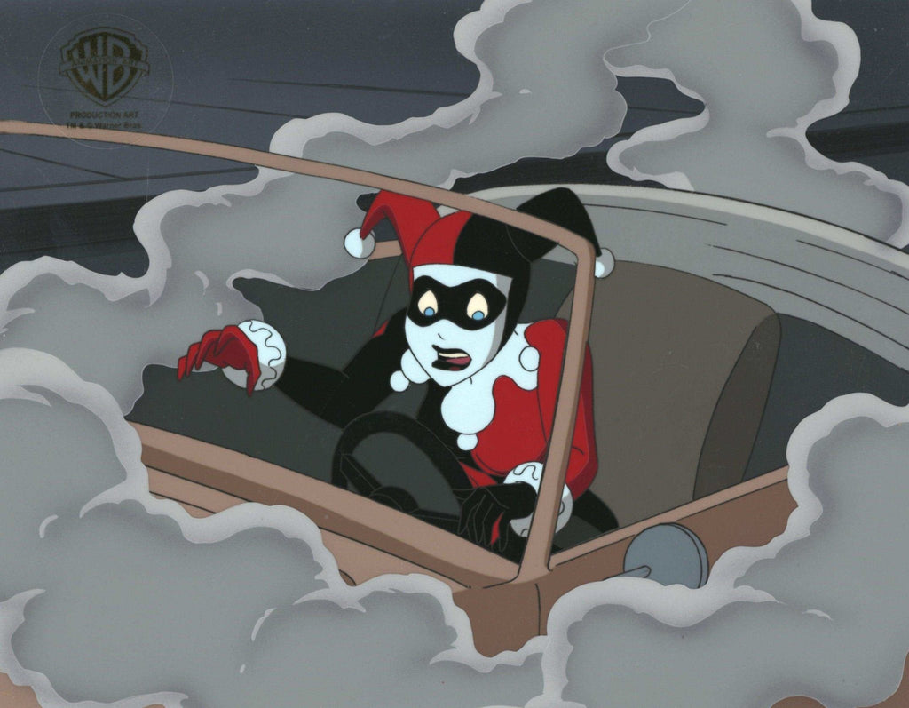 The New Batman Adventures Original Production Cel on Original Background: Harley Quinn - Choice Fine Art