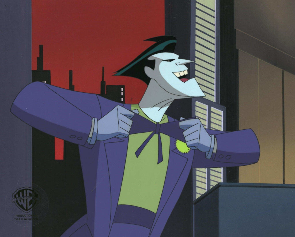 The New Batman Adventures Original Production Cel on Original Background: Joker - Choice Fine Art