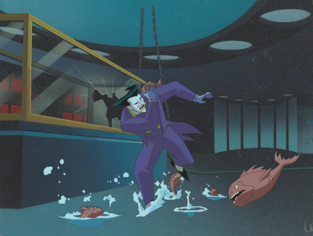 The New Batman Adventures Original Production Cel on Original Background: Joker - Choice Fine Art