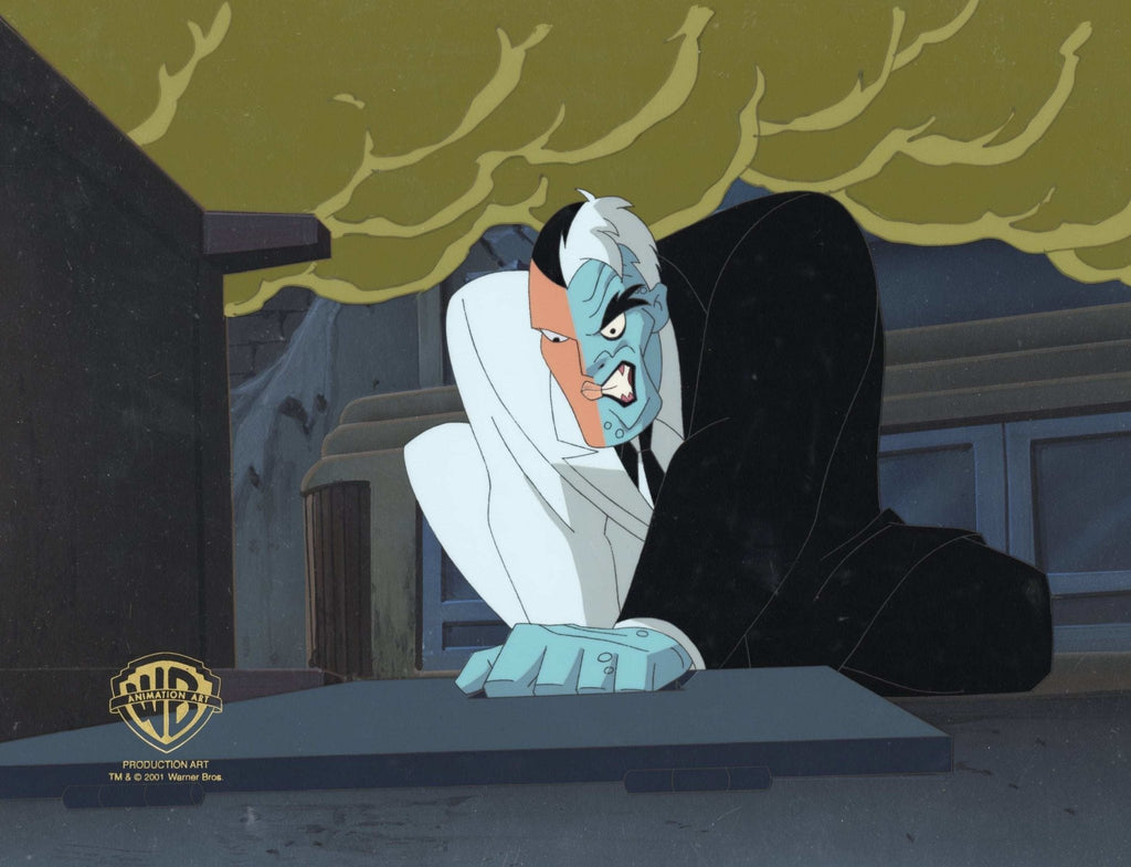 The New Batman Adventures Original Production Cel on Original Background: Two-Face - Choice Fine Art