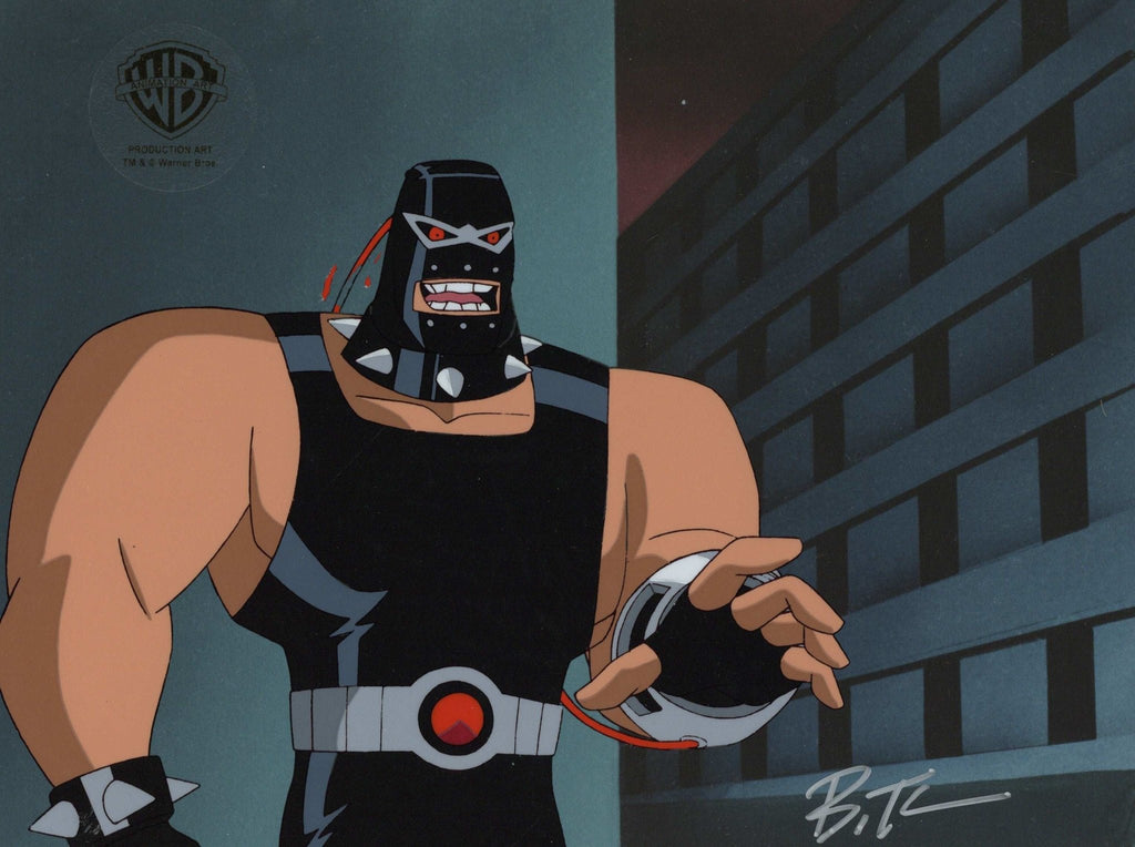 The New Batman Adventures Original Production Cel signed by Bruce Timm: Bane - Choice Fine Art