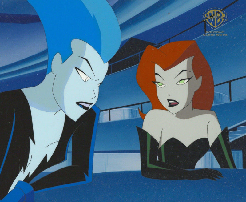 The New Batman Adventures Original Production Cel:Poison Ivy and Livewire - Choice Fine Art