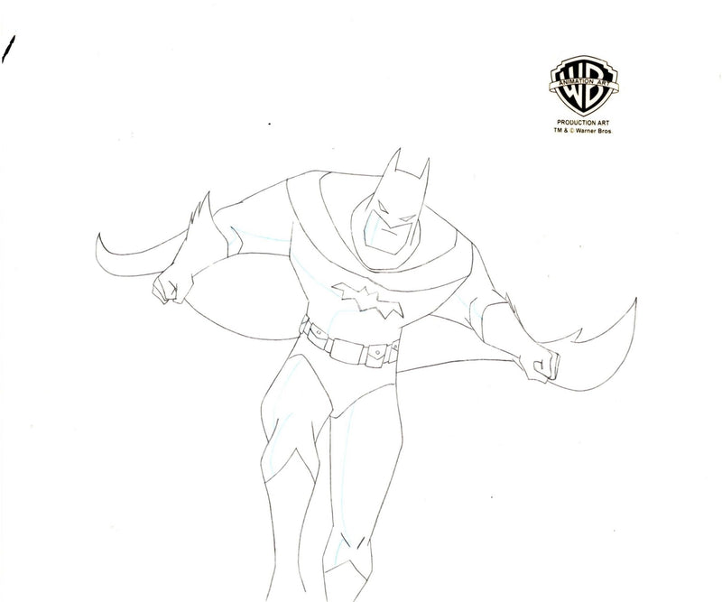 The New Batman Adventures Original Production Drawing: Batman - Choice Fine Art