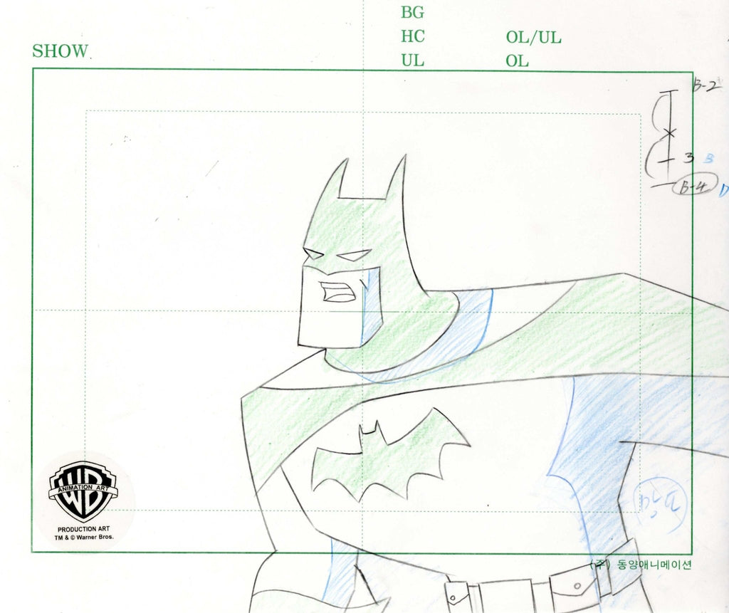 The New Batman Adventures Original Production Drawing: Batman - Choice Fine Art