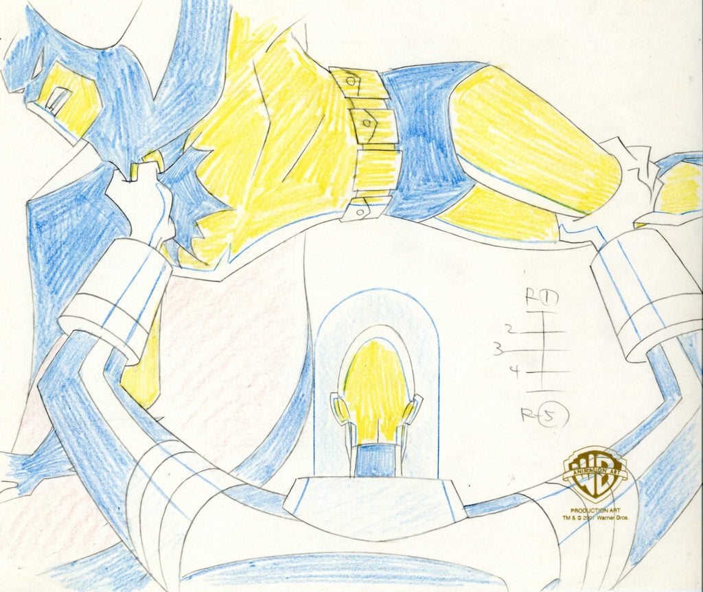 The New Batman Adventures Original Production Drawing: Batman and Mr. Freeze - Choice Fine Art