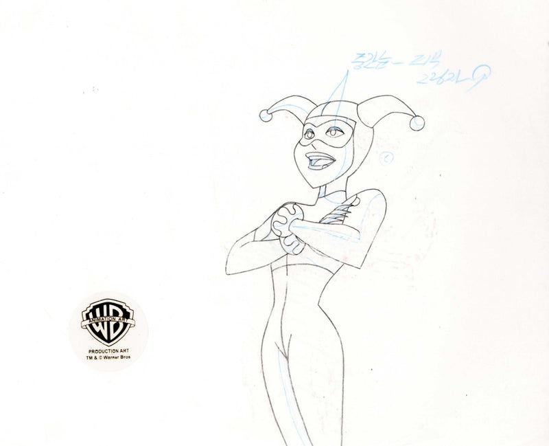 The New Batman Adventures Original Production Drawing: Harley Quinn - Choice Fine Art