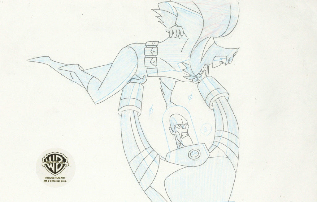 The New Batman Adventures Original Production Drawing: Mr. Freeze and Batman - Choice Fine Art