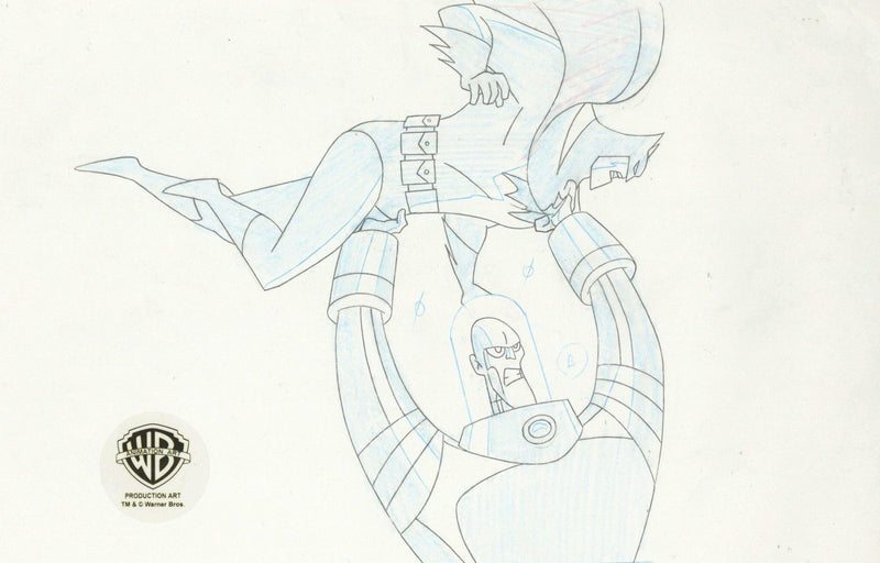 The New Batman Adventures Original Production Drawing: Mr. Freeze and Batman - Choice Fine Art