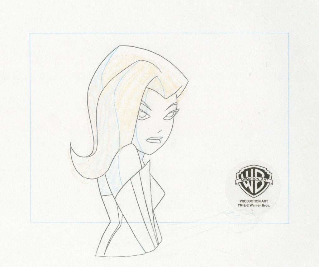 The New Batman Adventures Original Production Drawing: Poison Ivy - Choice Fine Art