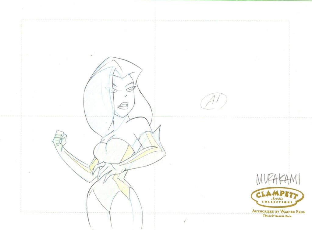 The New Batman Adventures Original Production Drawing: Poison Ivy - Choice Fine Art