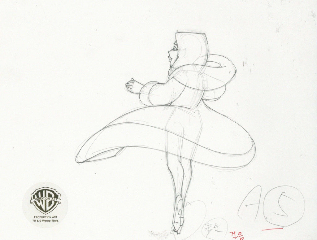 The New Batman Adventures Original Production Drawing: Poison Ivy - Choice Fine Art