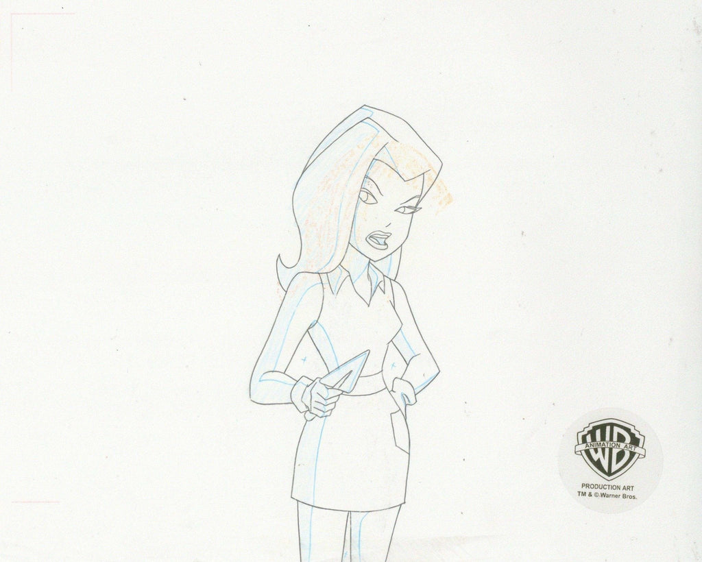 The New Batman Adventures Original Production Drawing: Poison Ivy - Choice Fine Art