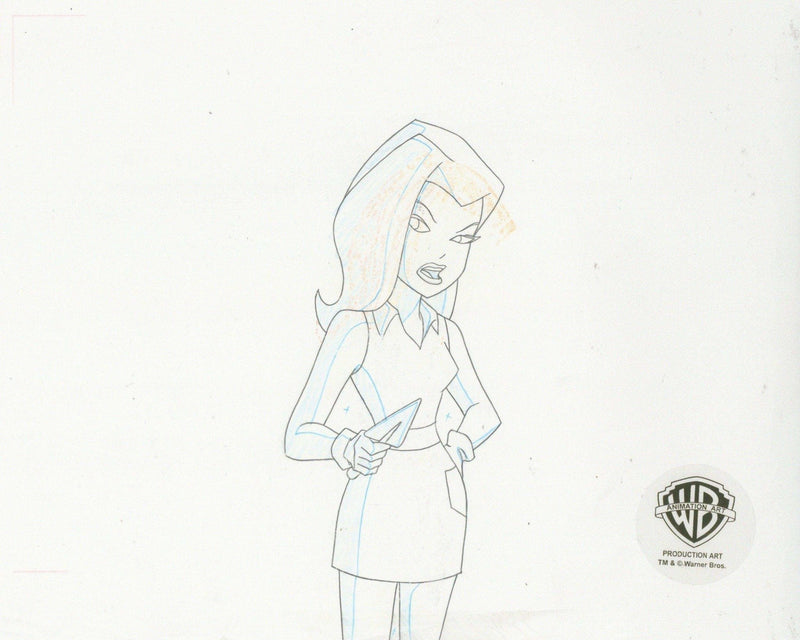 The New Batman Adventures Original Production Drawing: Poison Ivy - Choice Fine Art