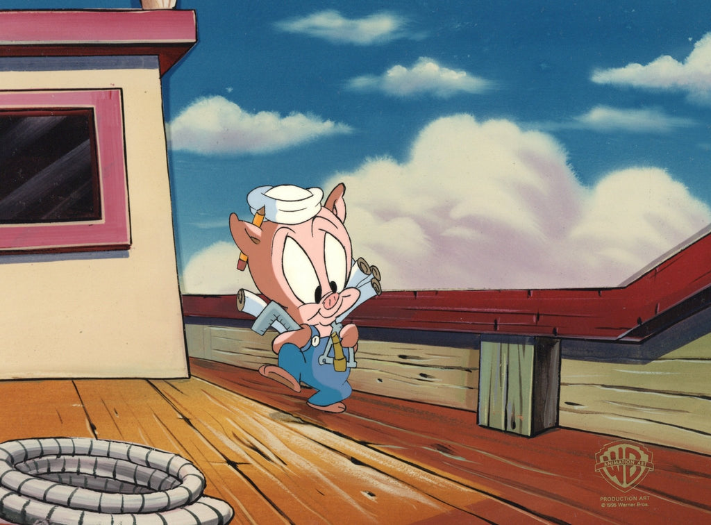 Tiny Toons Adventures Original Production Cel: Hamton J. Pig - Choice Fine Art