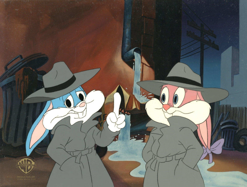 Tiny Toons Original Production Cel: Buster Bunny and Babs Bunny - Choice Fine Art