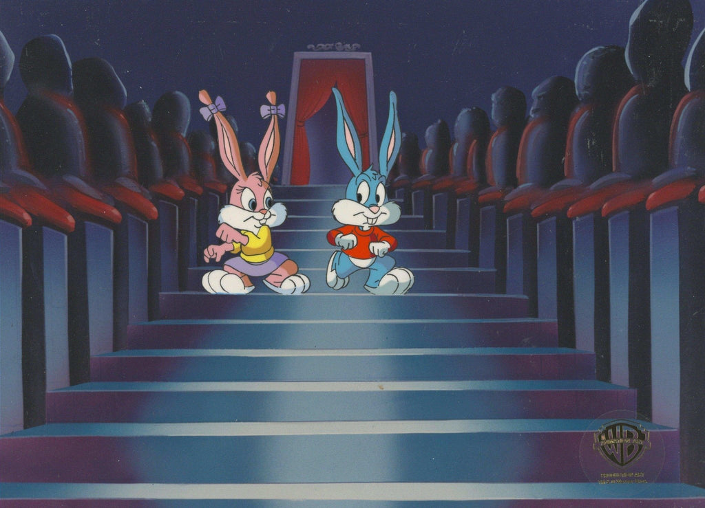 Tiny Toons Original Production Cel: Buster Bunny and Babs Bunny - Choice Fine Art