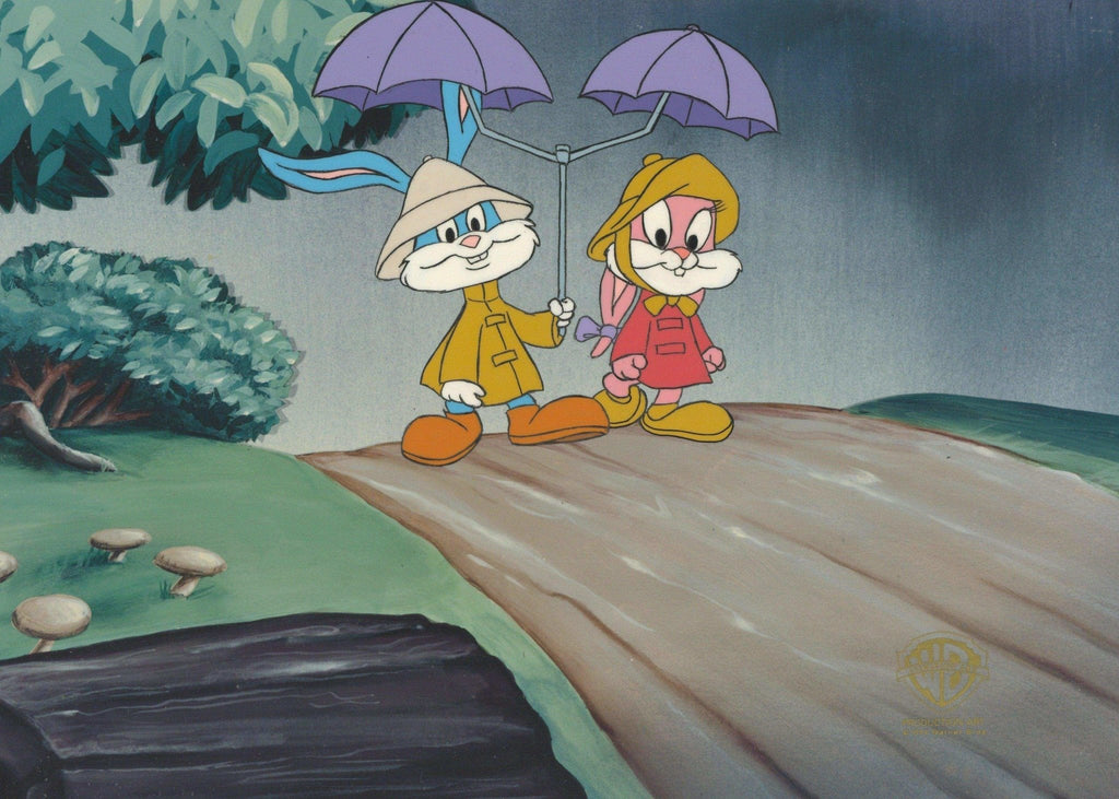 Tiny Toons Original Production Cel: Buster Bunny and Babs Bunny - Choice Fine Art