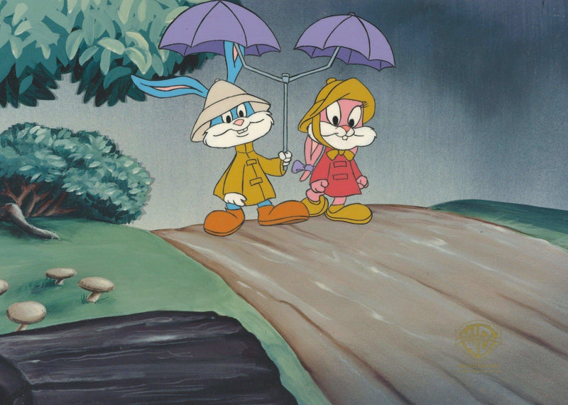 Tiny Toons Original Production Cel: Buster Bunny and Babs Bunny - Choice Fine Art